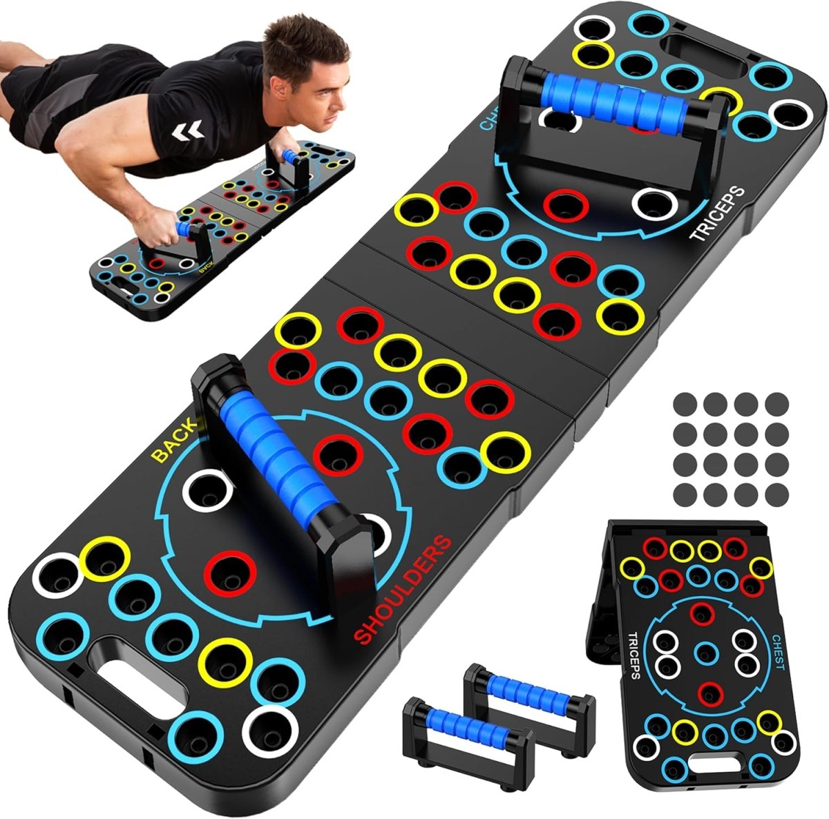 Space Saving Fitness Pushup Exercise Board