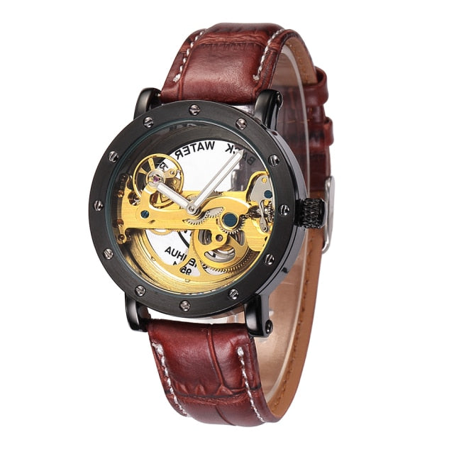Sleek Transparent Quartz Men's Watch