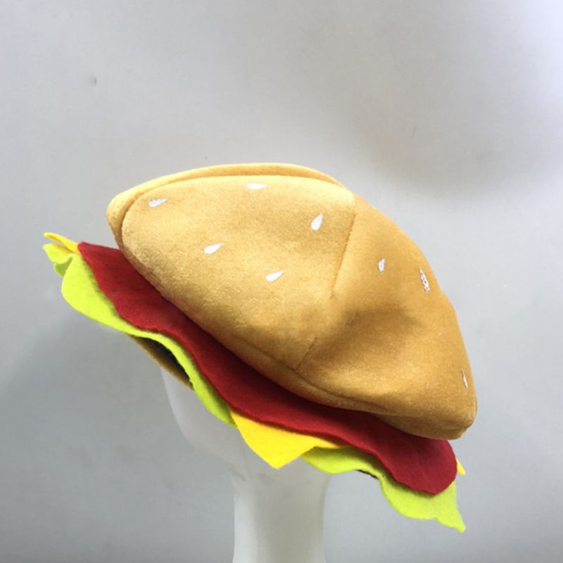 Funny Soft Burger Baseball Cap - Luxicro
