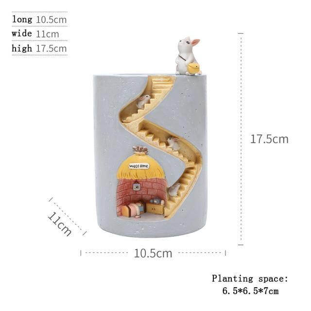 Adorable Small Animal Planter Pot
