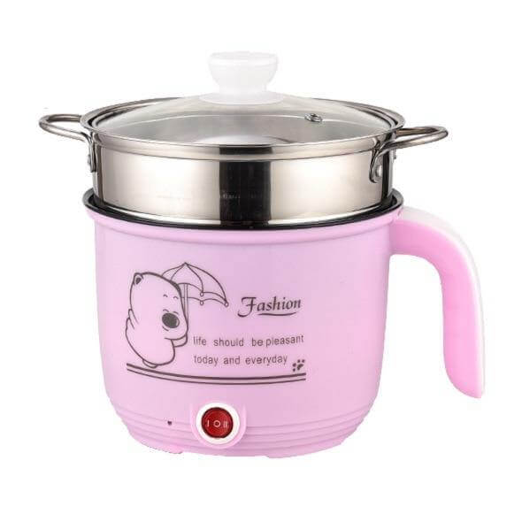Mini 2-in-1 Electric Hot Pot Rice Cooker
