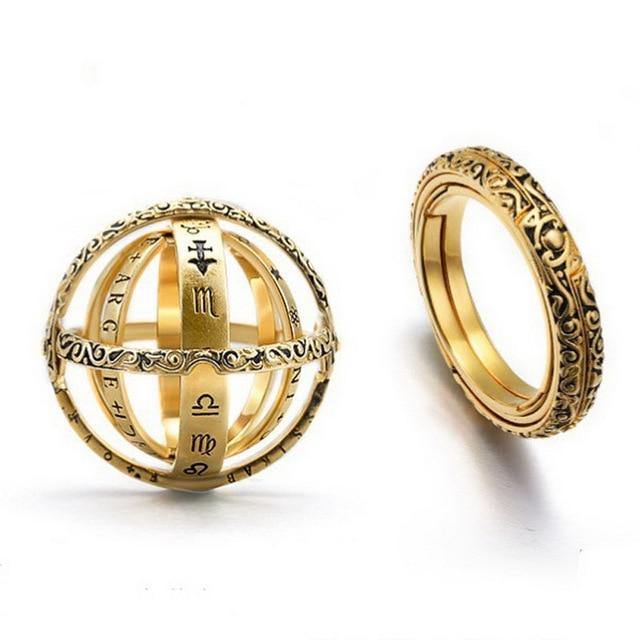 Cosmic Starry Sky Statement Ring