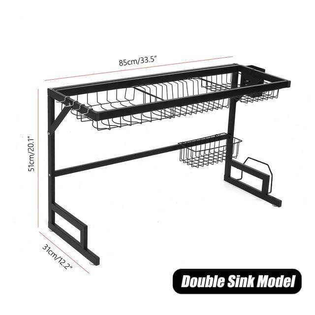 Compact Kitchen Dish Drying Storage Rack
