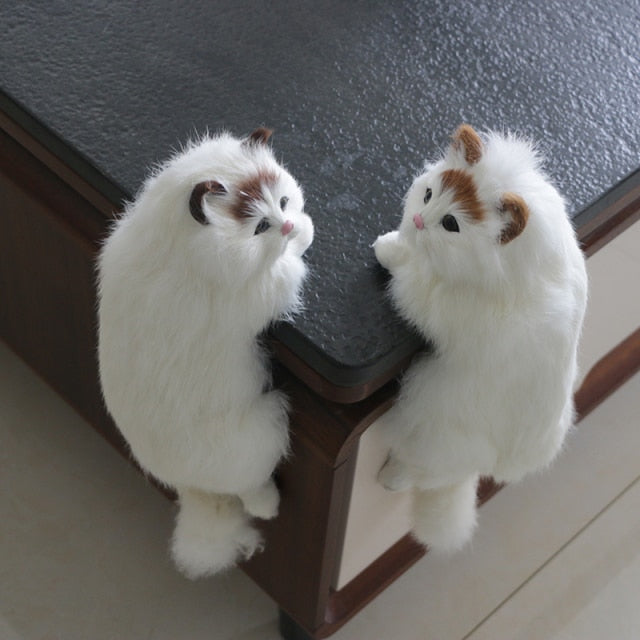 Cute Cat Home Office Decor Statue