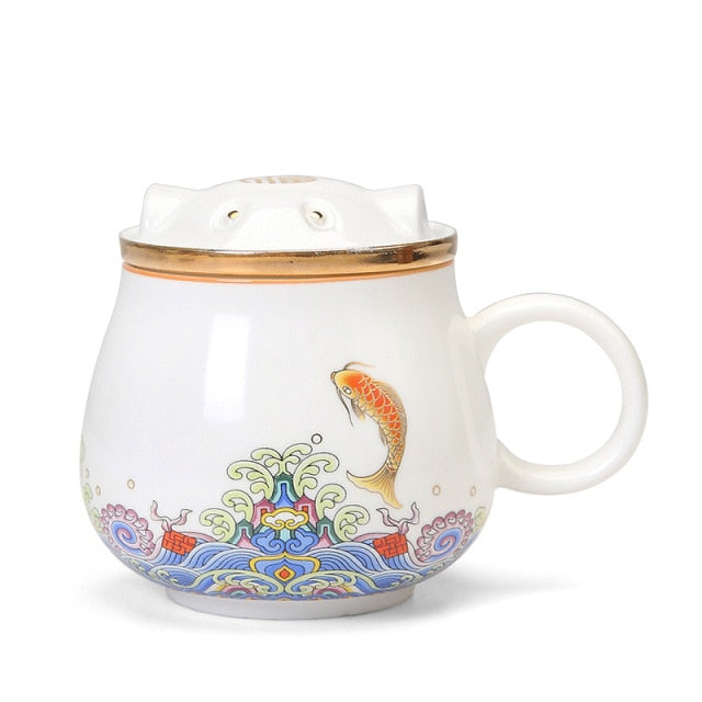 Classic Ceramic Infusion Tea Mugs