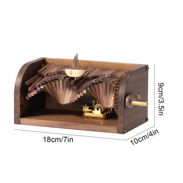 Unique Wooden Music Box Jigsaw Puzzle Set
