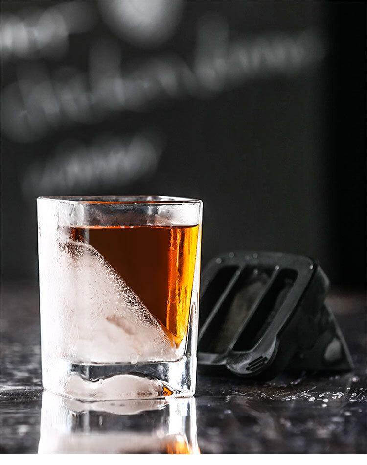 Sparkling Crystal Clear Glass Ice Cube - Luxicro