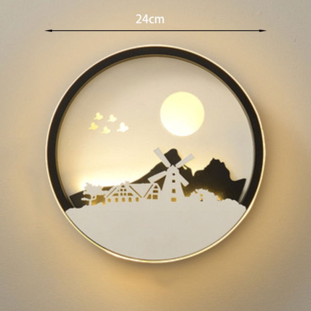 Modern Slim LED Sconce Light