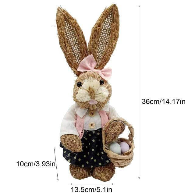Cute Rabbit Floral Table Decor