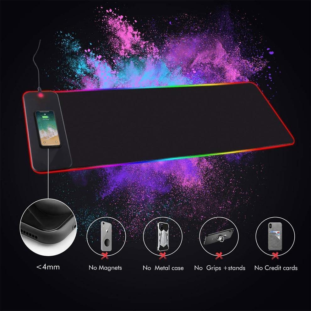 Wireless Fast Charging Mouse Pad - Luxicro