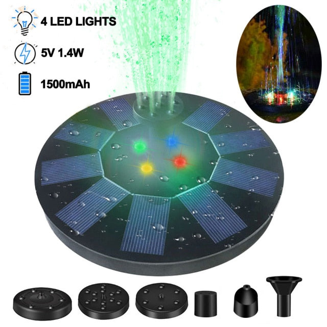 Garden Solar Powered Water Fountain