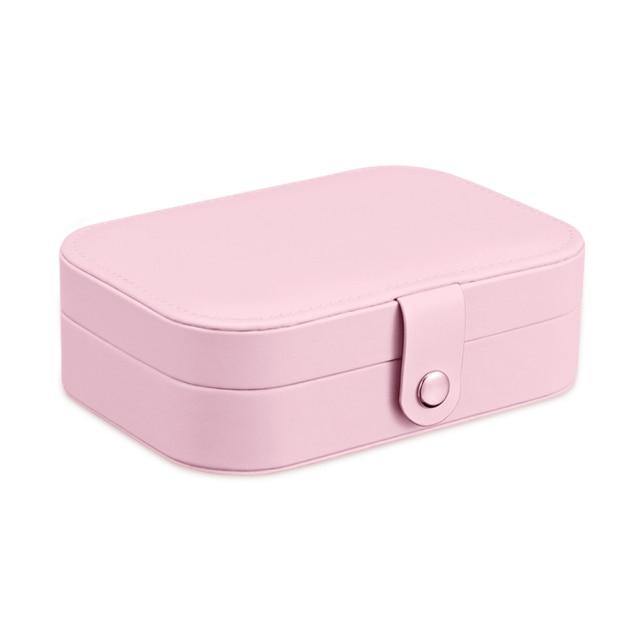 Premium Leather Travel Jewelry Storage Box