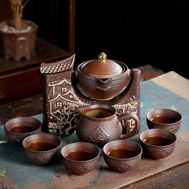 Authentic Asian Porcelain Tea Pot Gift Set
