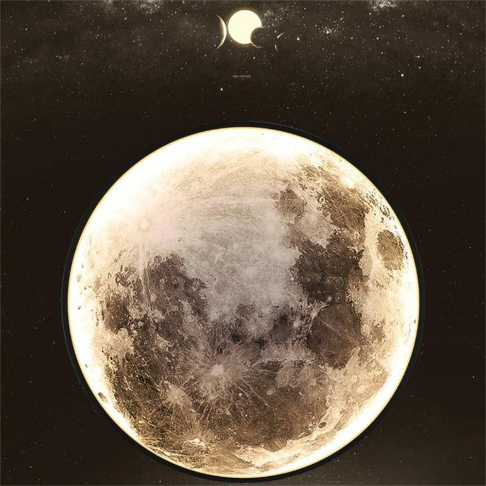 Glowing Moon Globe Night Light for Wall or Ceiling
