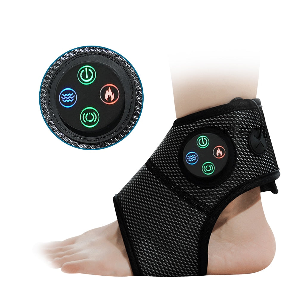 Heated Relief Foot and Ankle Massage Wrap - Luxicro