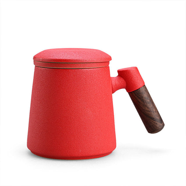 Stylish Ceramic Tea Cup with Infuser - Luxicro