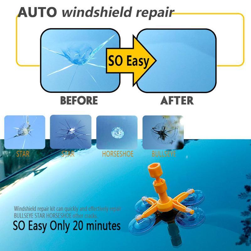 Easy Car Windshield Repair DIY Kit