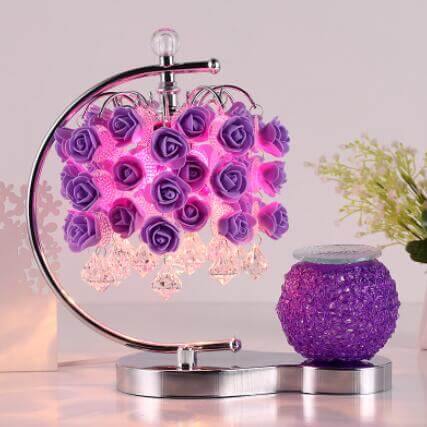 Aromatic Table Lamp with Oil Diffuser Tray