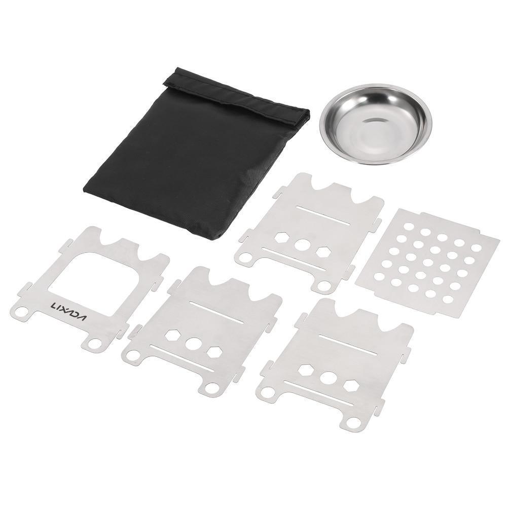 Portable Compact Camping Stove with Stainless Steel Burner