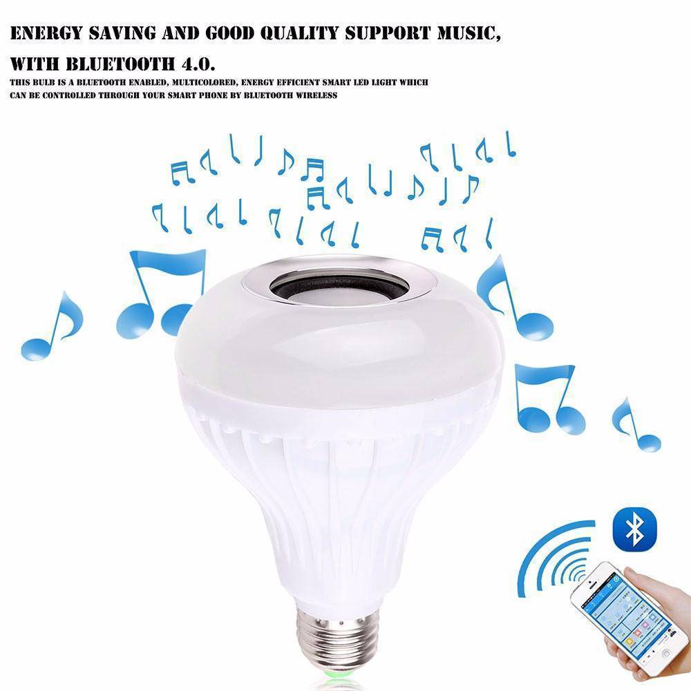 Smart LED Bluetooth Color Changing Light Bulb Speaker