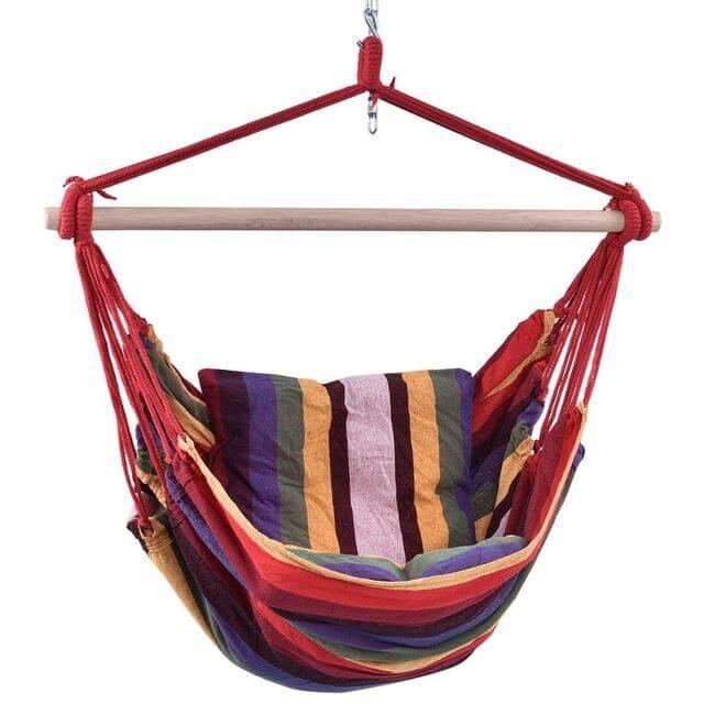 Relaxing Garden Hammock Swing Cotton Hanging Chair