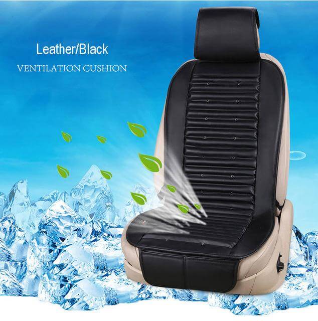 Cooling Car Seat Cover with Built-In Electric Fan