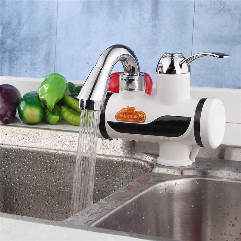 Automatic Hot Water LED Kitchen Faucet - Luxicro
