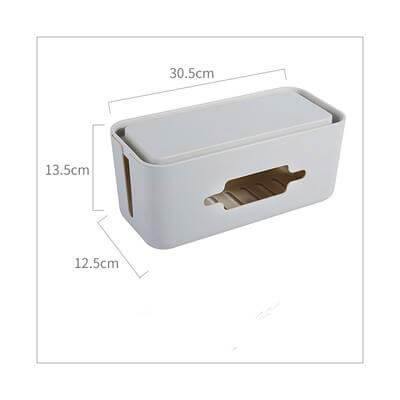 Compact Cord Management Storage Box
