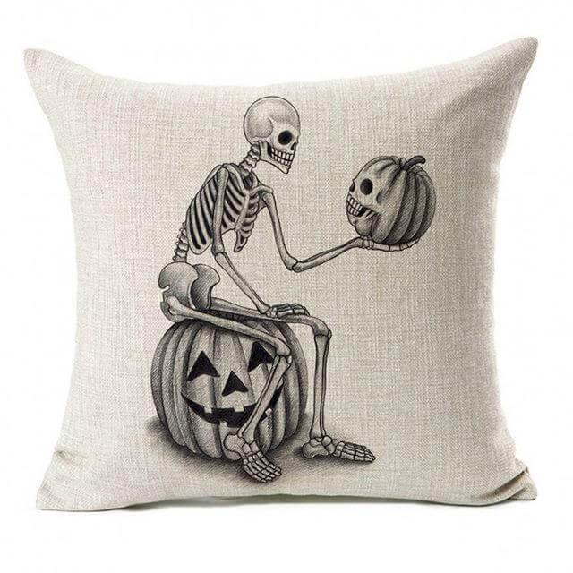 Spooky Ghost Decorative Pillow Covers - Luxicro
