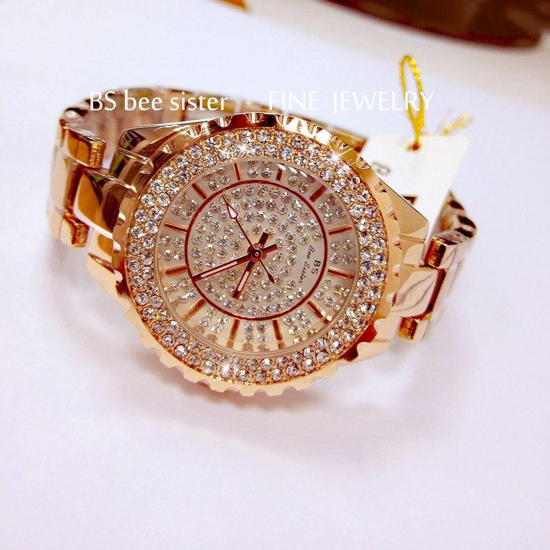 Luxury Diamond Women's Stainless Steel Watch