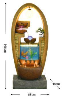Decorative Fish Tank Ornament with Bright LED Lights