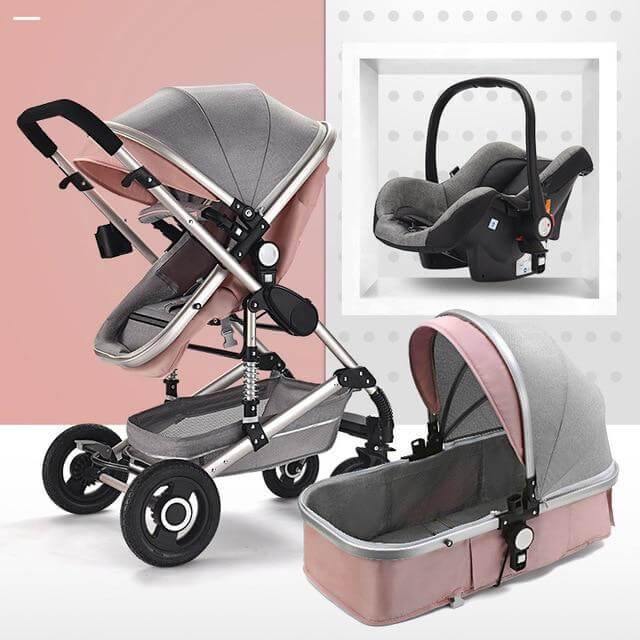 Space Saving 3 in 1 Baby Stroller