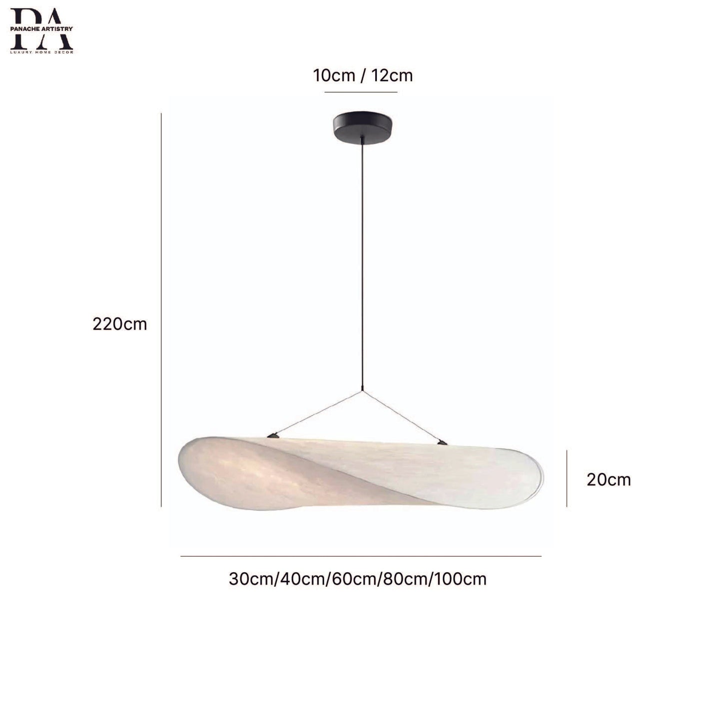 Airy White Glass Pendant Lamp