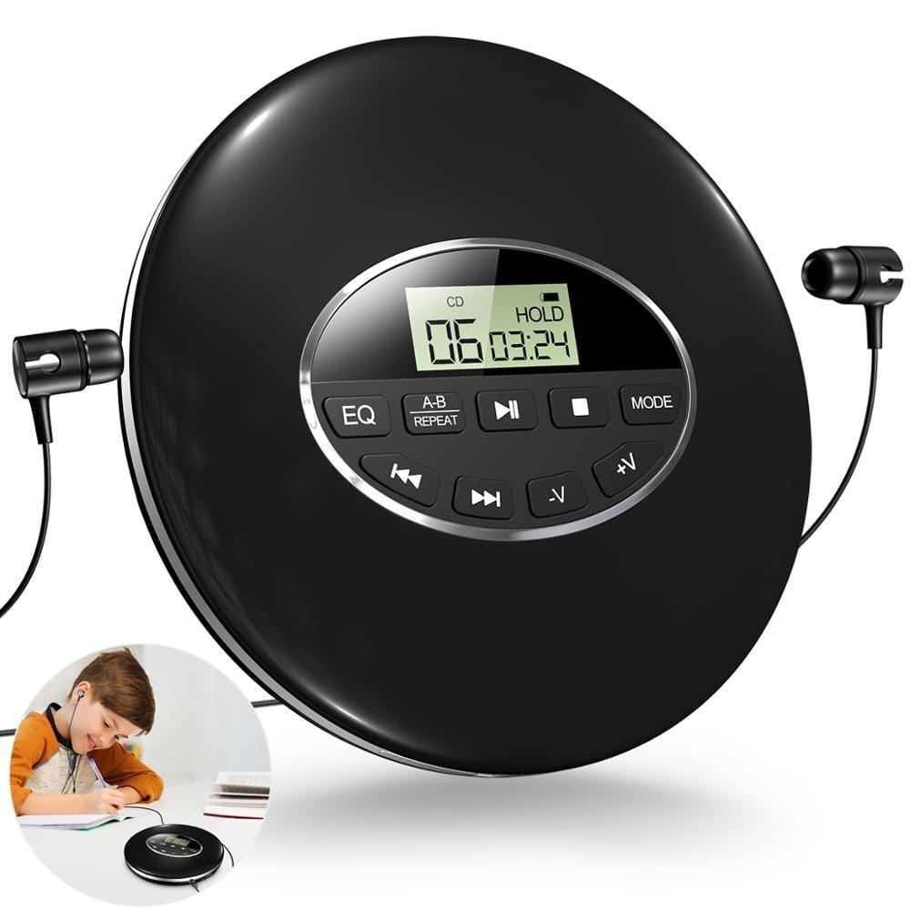 Compact Personal CD Music Player For Vehicle - Luxicro