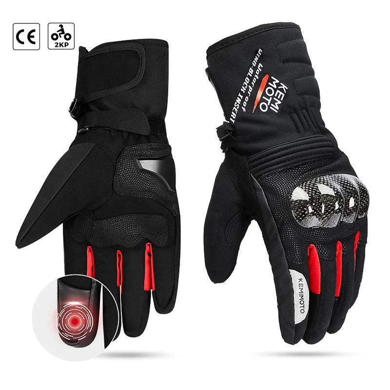 Durable Insulated Motorcycle Gloves for Winter Riding
