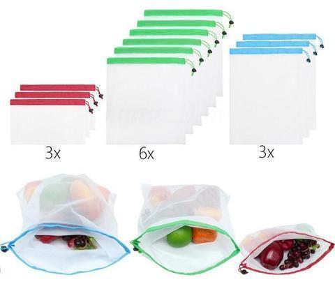 Practical Reusable Fridge Storage Bags (12 Pack)