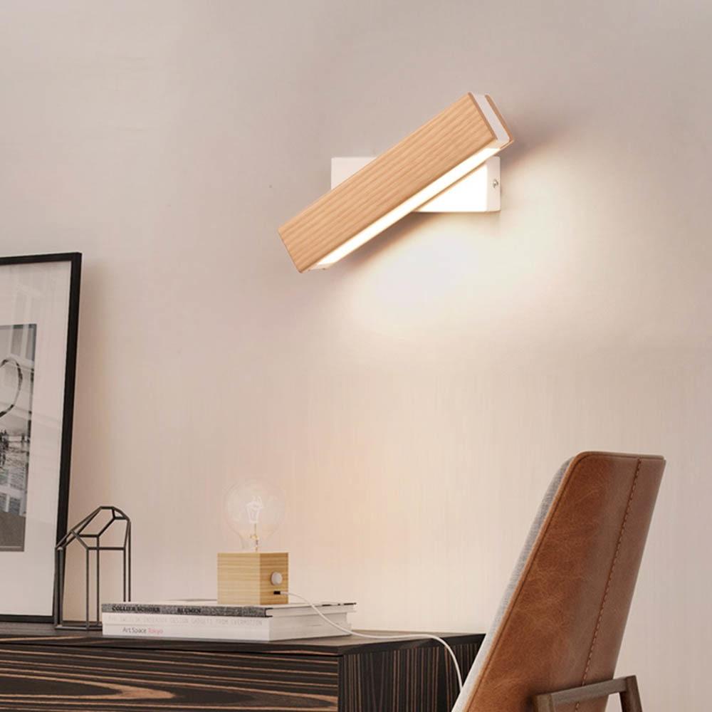 Versatile Wood LED Sconce Light