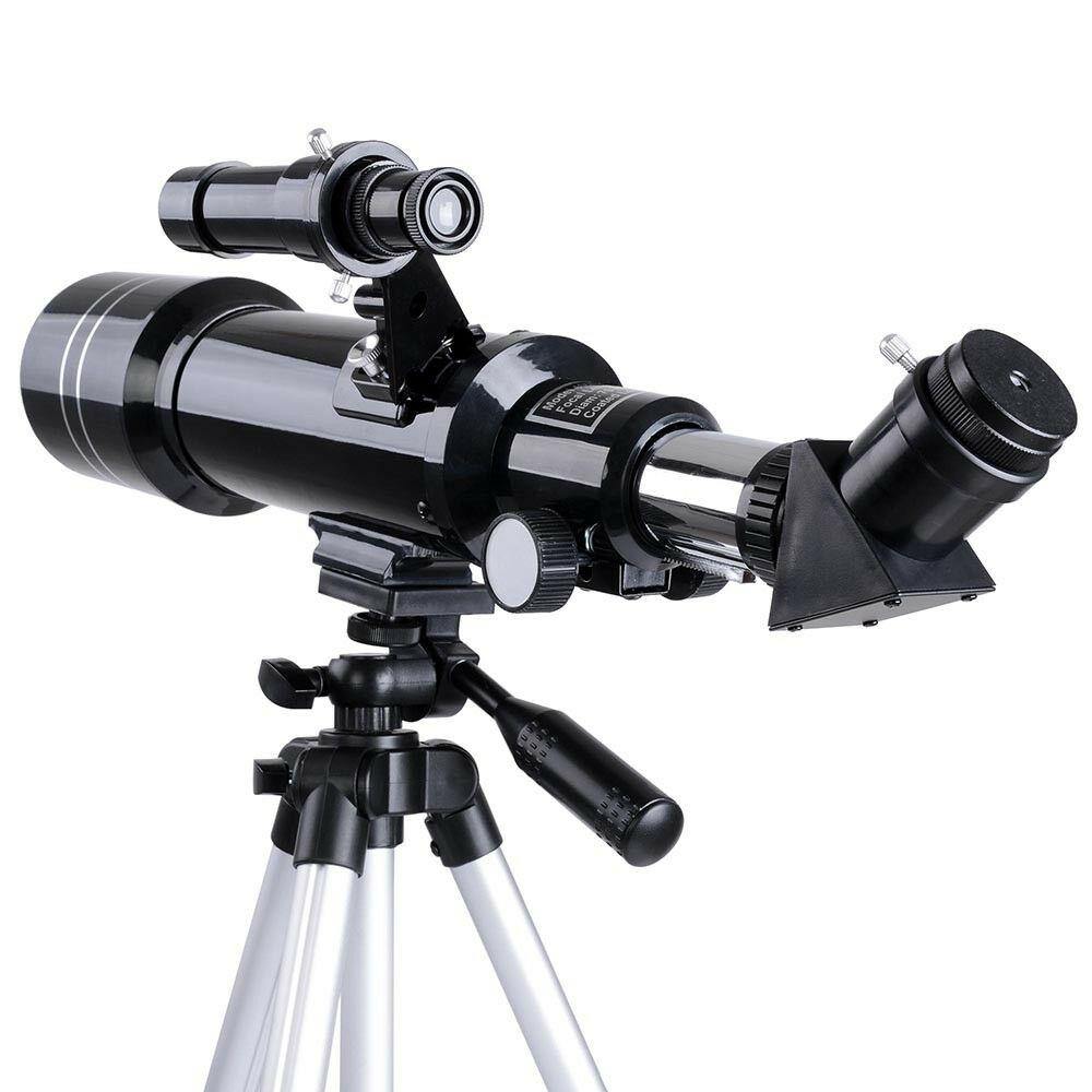 Compact Beginner Refractor Telescope 400/70mm 66x Magnification - Luxicro