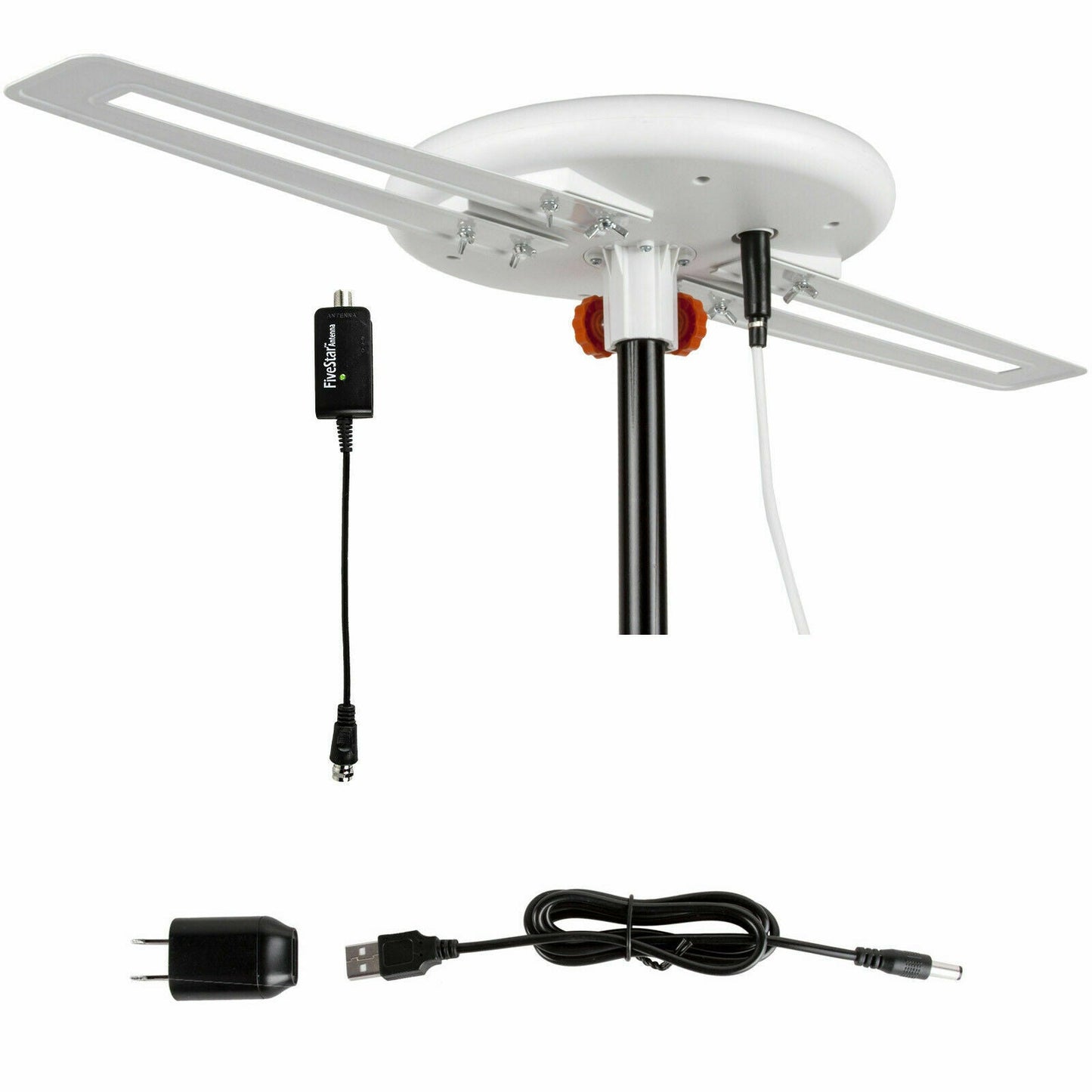 Heavy Duty Outdoor HDTV Antenna with Long Range Reception - Luxicro