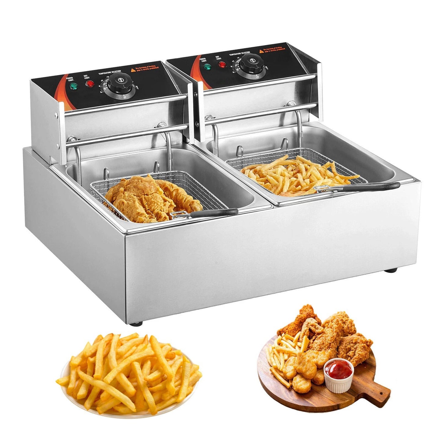 Large Capacity Electric Deep Fryer Machine - Luxicro