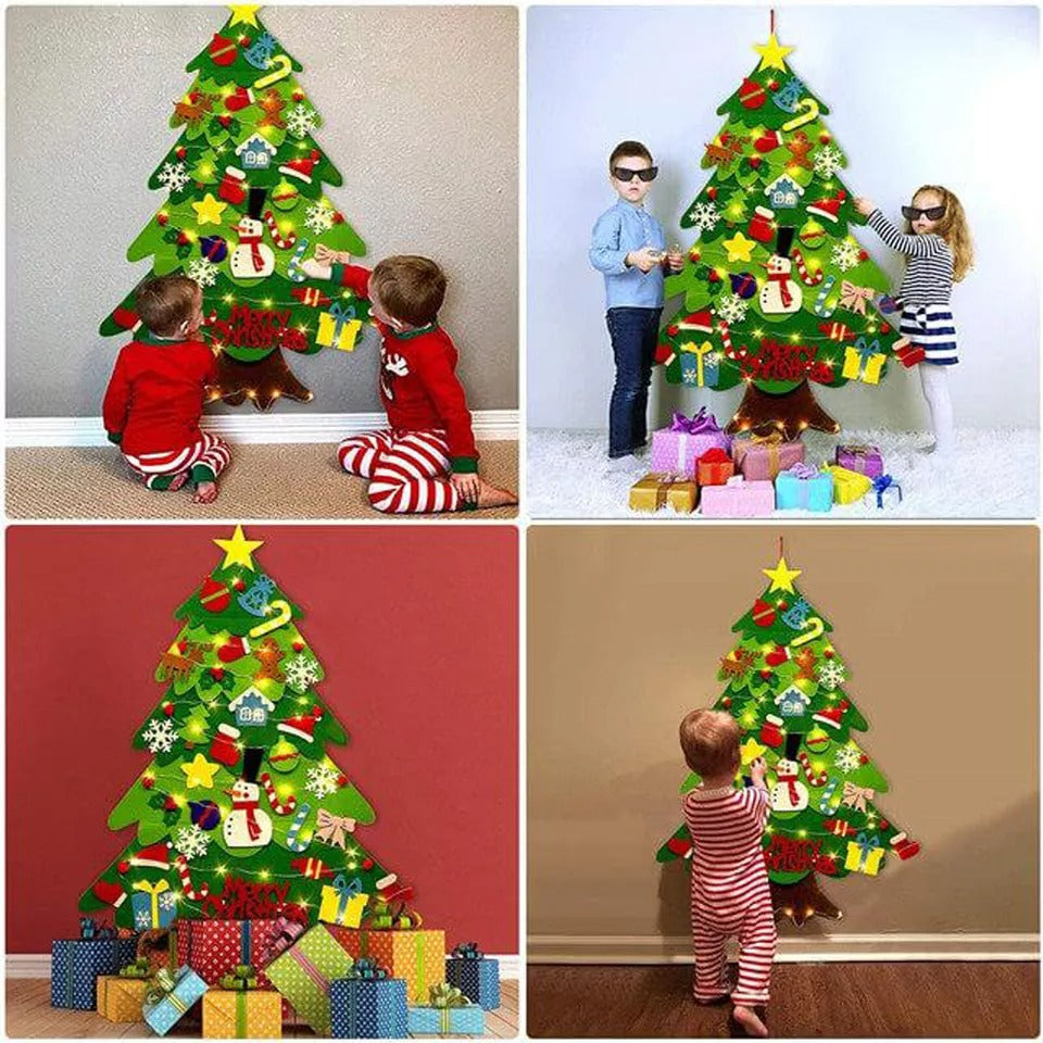 Fun DIY Felt Christmas Tree Ornament Kit