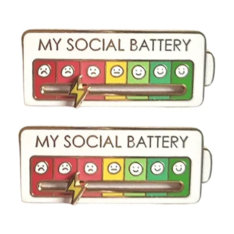Fun Emotional State Pin Badge