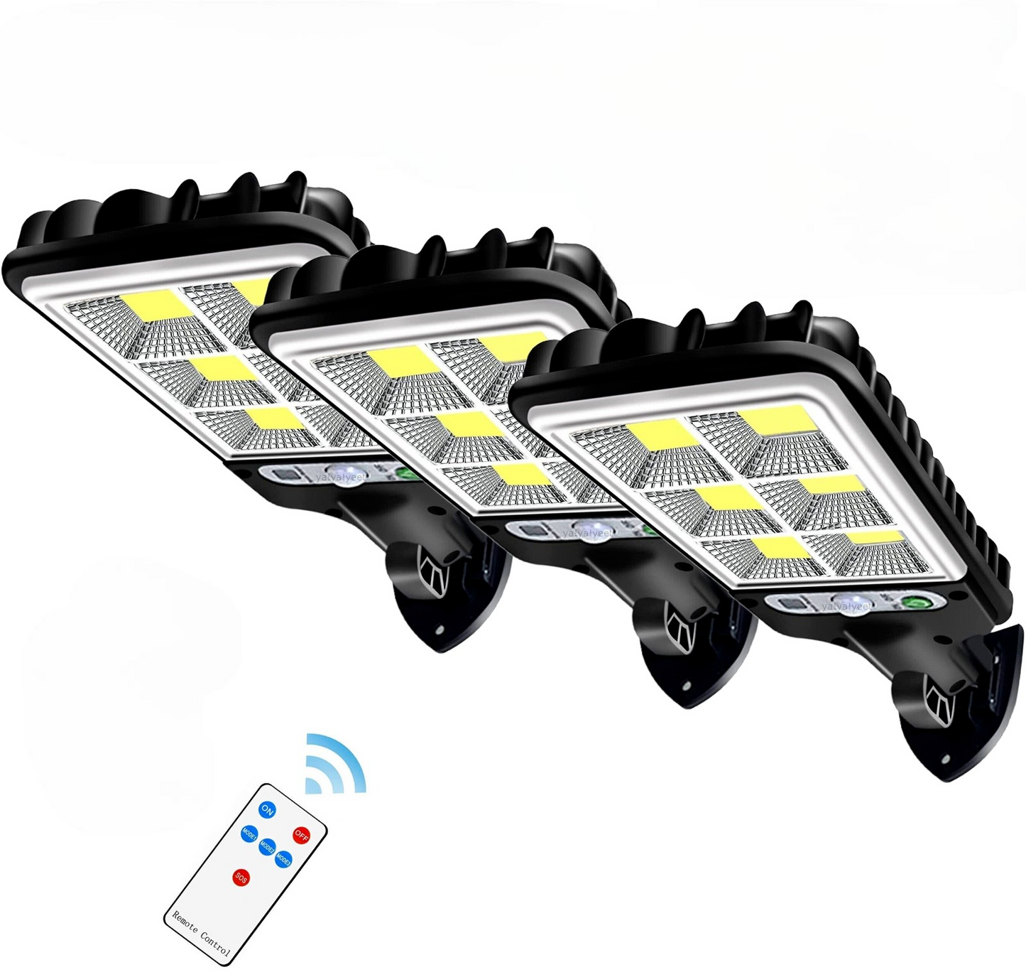 3 Pack Waterproof Solar Powered Lights - Luxicro