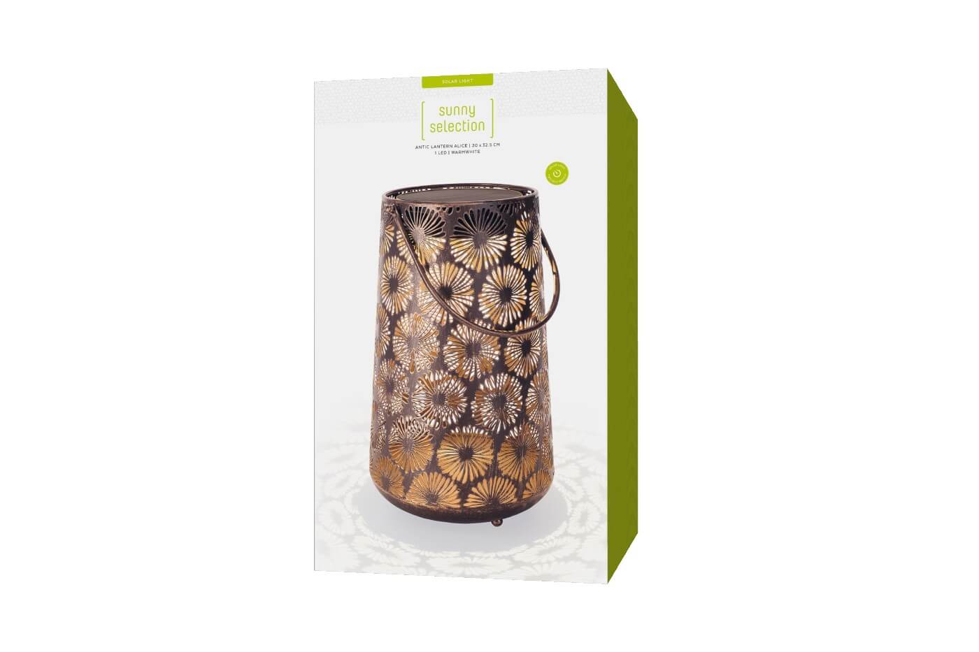 Country Garden Solar Powered Lantern