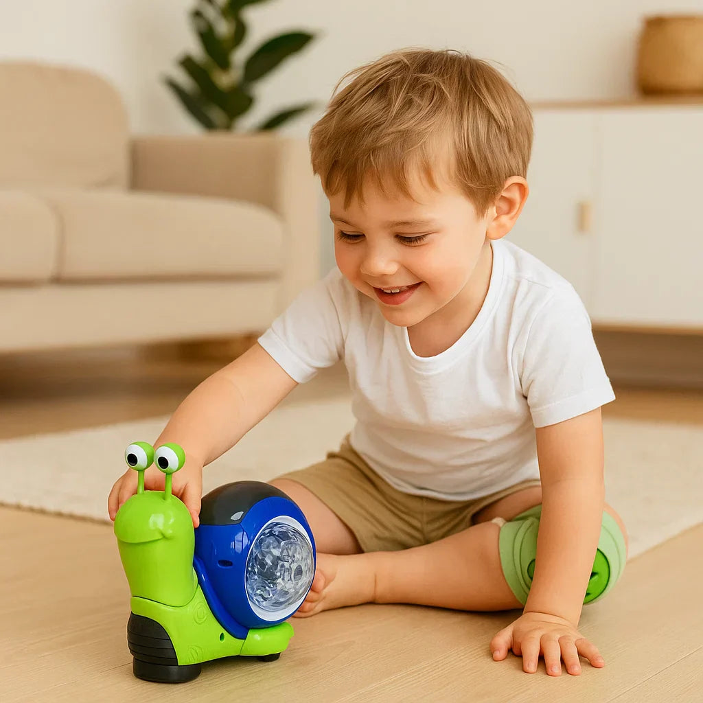 Colorful Interactive Baby Snail Toy