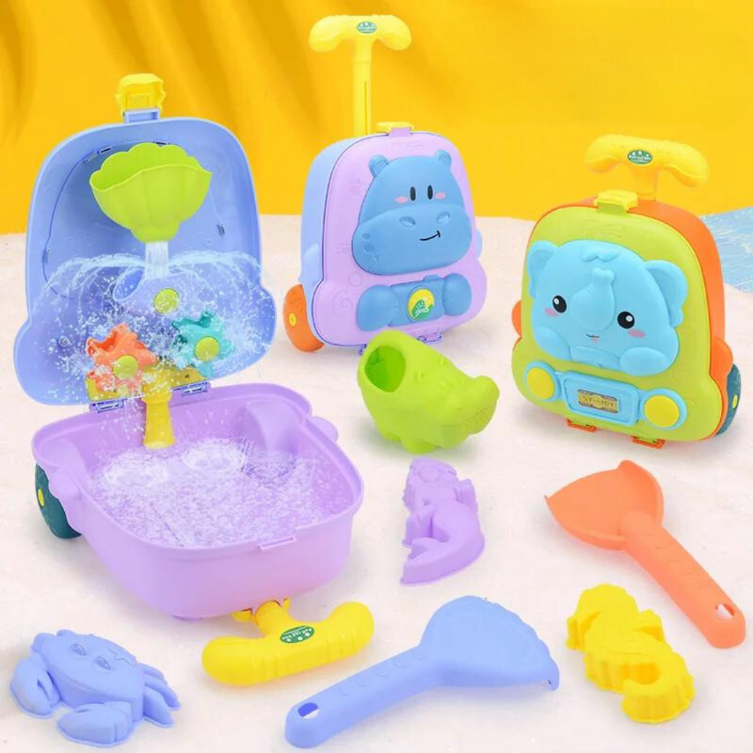 Fun Kids Beach Play Wagon Set