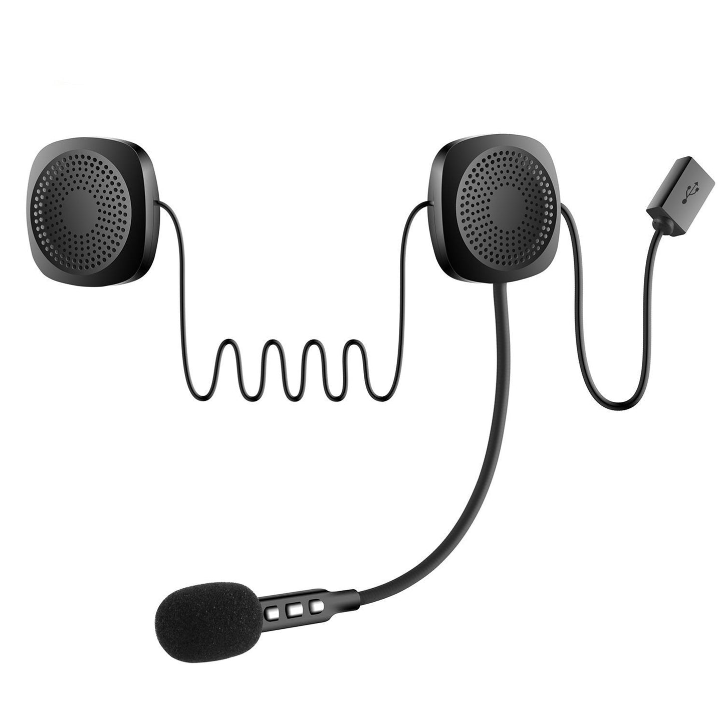 Compact Lightweight Helmet Headphones