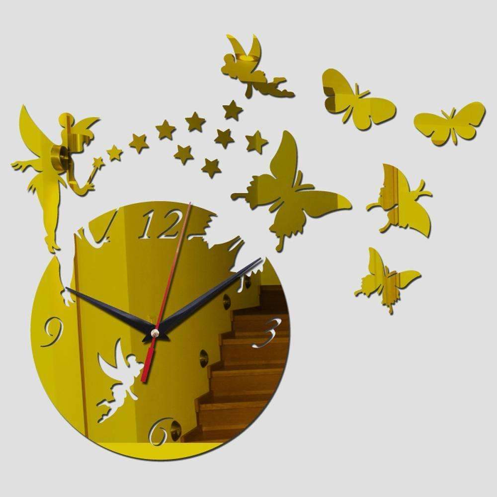Colorful 3D Wall Clock Decoration