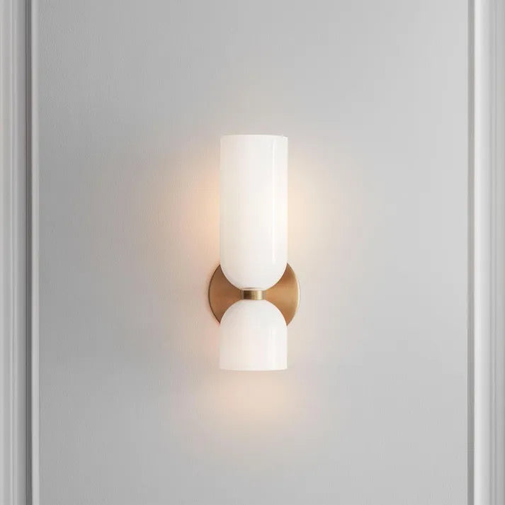 Contemporary Double Glow Wall Light