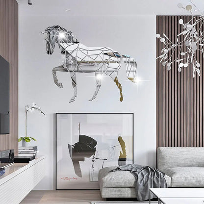 Elegant Horse Theme Wall Mirror - Luxicro